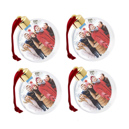 Photo Bauble 4 Pack